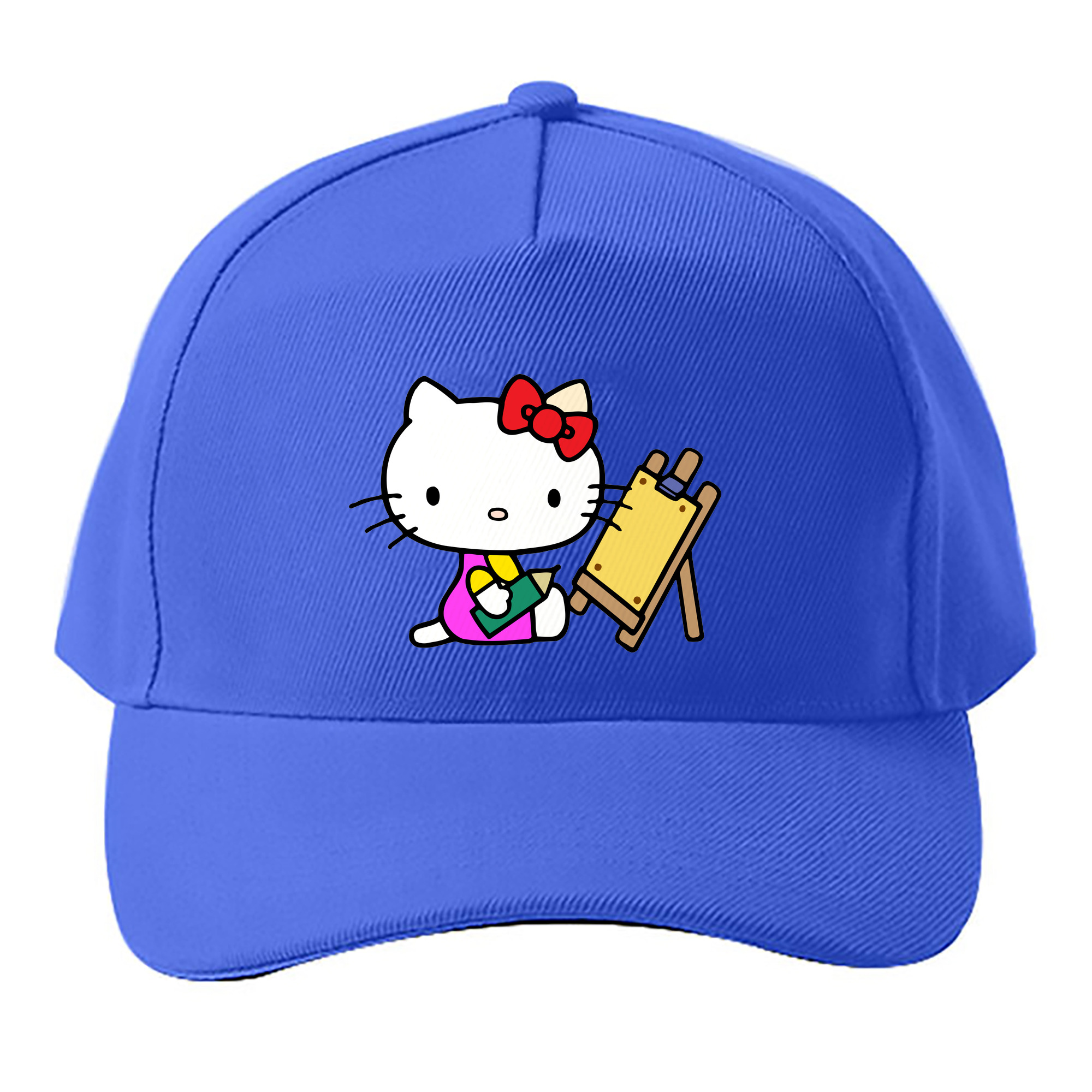 （画像用） Hello Kitty ハローキティ ベースボールキャップ 綿100％ 男女兼用 帽子 スポーツ